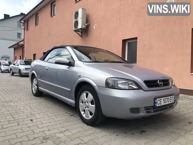 Кабріолет Opel Astra 2001 1.6 л. Ручна / Механіка обл. Чернівецька, Чернівці - Фото 1/14