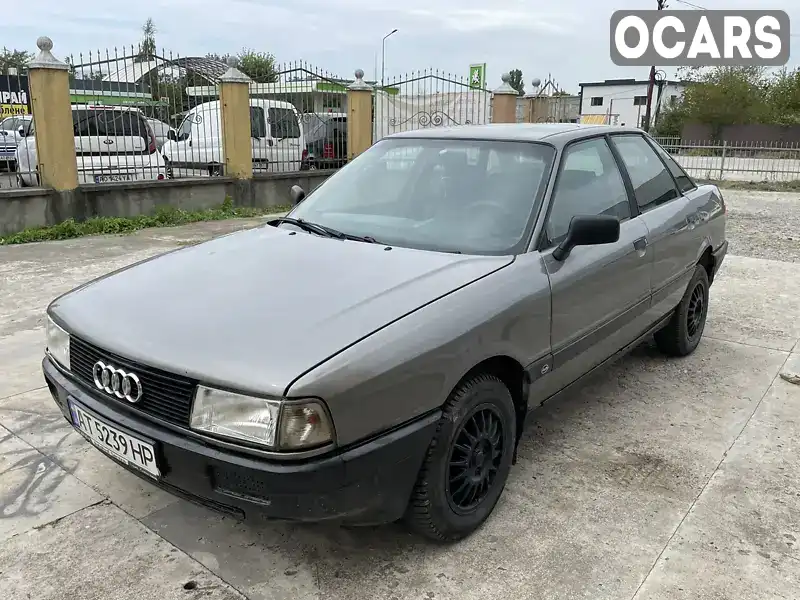 Седан Audi 80 1987 1.8 л. Ручна / Механіка обл. Закарпатська, Ужгород - Фото 1/14