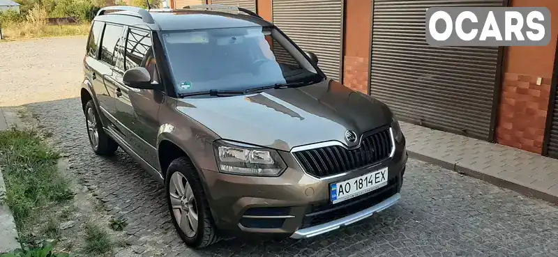 Позашляховик / Кросовер Skoda Yeti 2015 2 л. Ручна / Механіка обл. Закарпатська, Іршава - Фото 1/9