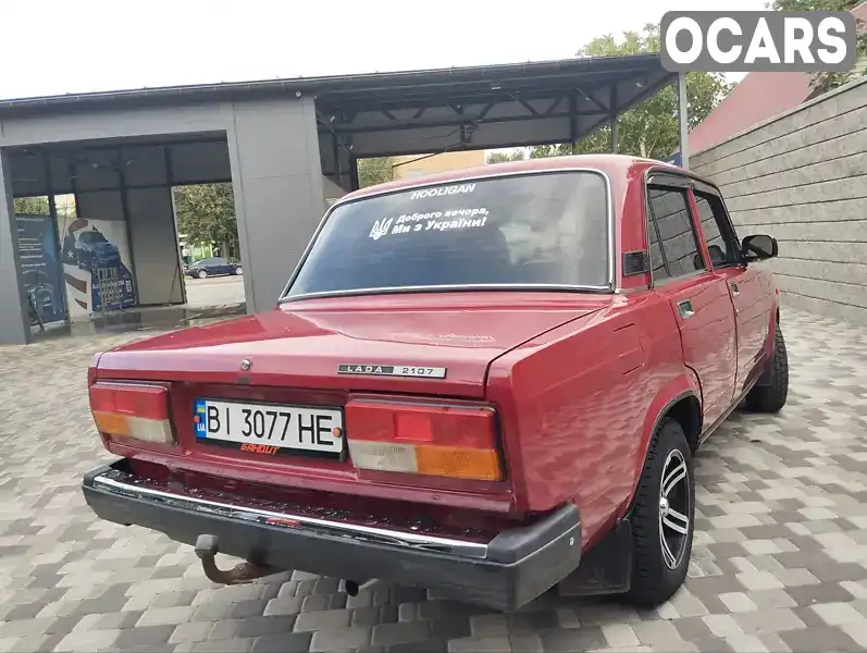 Седан ВАЗ / Lada 2107 2007 1.45 л. Ручна / Механіка обл. Полтавська, Гадяч - Фото 1/13