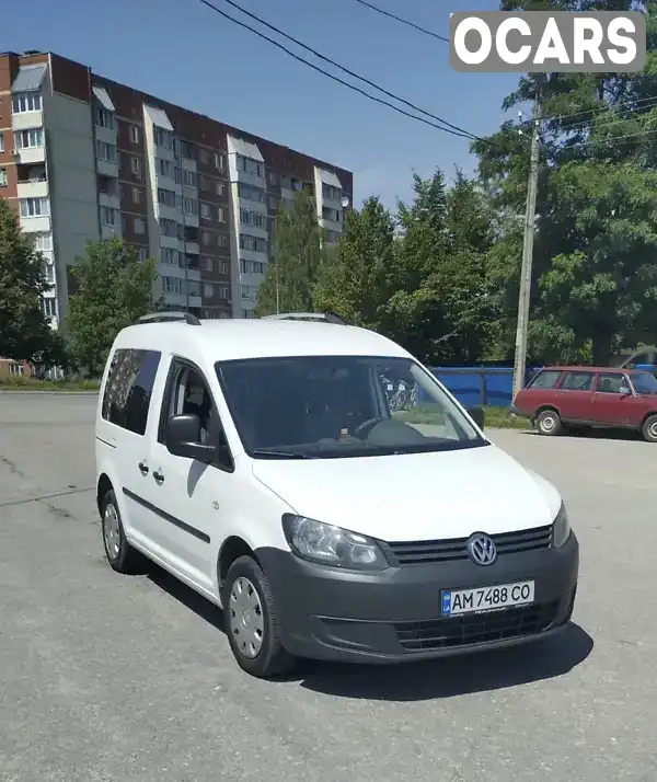 Мінівен Volkswagen Caddy 2011 1.6 л. Ручна / Механіка обл. Житомирська, Звягель - Фото 1/19