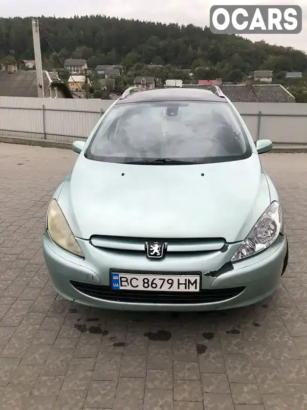 Універсал Peugeot 307 2004 2 л. Ручна / Механіка обл. Тернопільська, Бучач - Фото 1/11