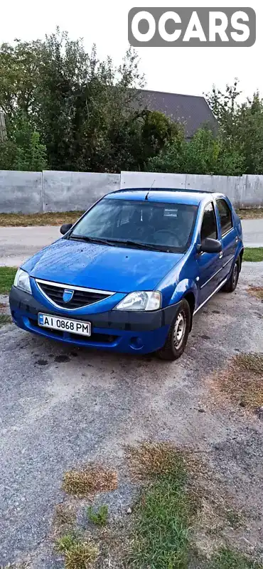 Седан Dacia Logan 2005 1.39 л. Ручна / Механіка обл. Київська, Ржищів - Фото 1/21