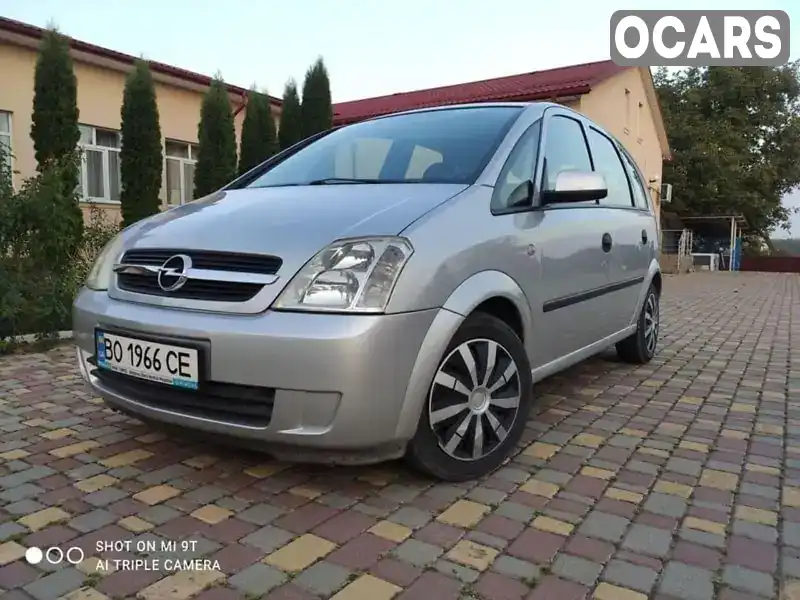 Мікровен Opel Meriva 2004 1.6 л. Ручна / Механіка обл. Тернопільська, Чортків - Фото 1/20