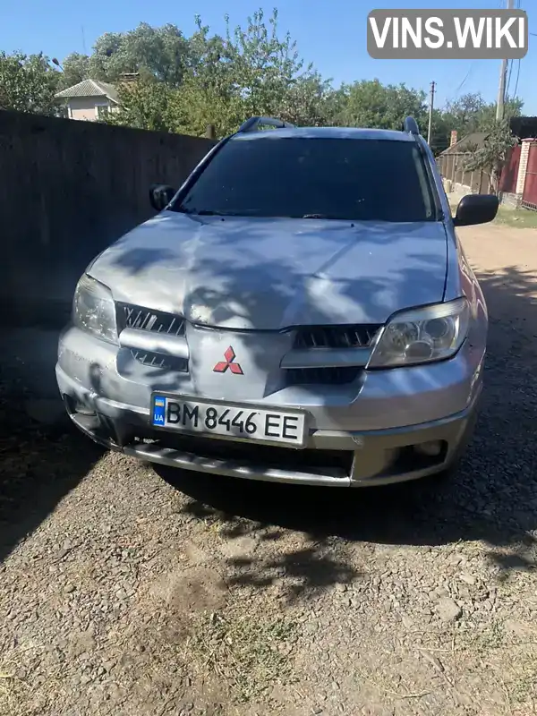 Внедорожник / Кроссовер Mitsubishi Outlander 2005 2 л. Ручная / Механика обл. Сумская, Ромны - Фото 1/6