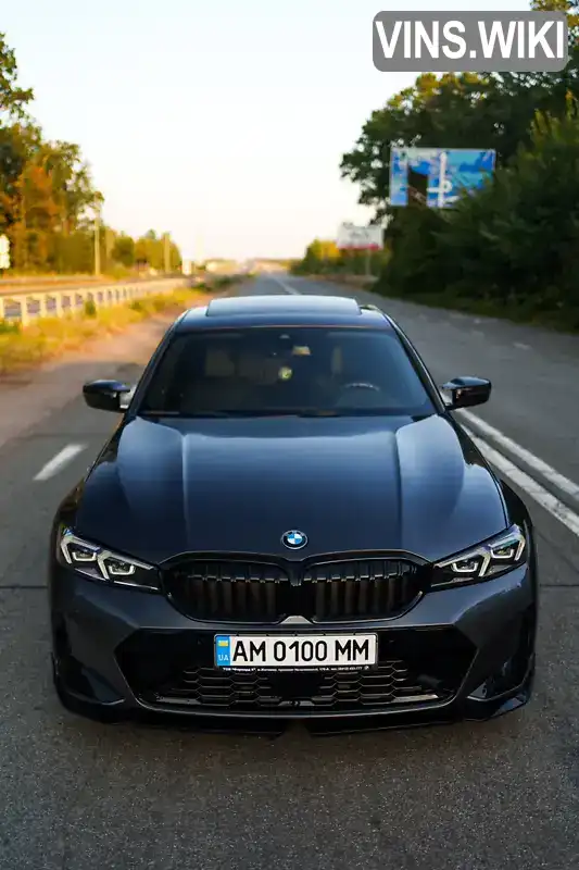 Седан BMW 3 Series 2019 3 л. Автомат обл. Житомирська, Житомир - Фото 1/21