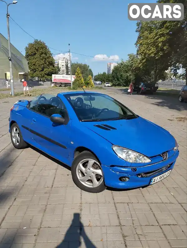 Кабріолет Peugeot 206 2001 1.6 л. Автомат обл. Київська, Київ - Фото 1/10