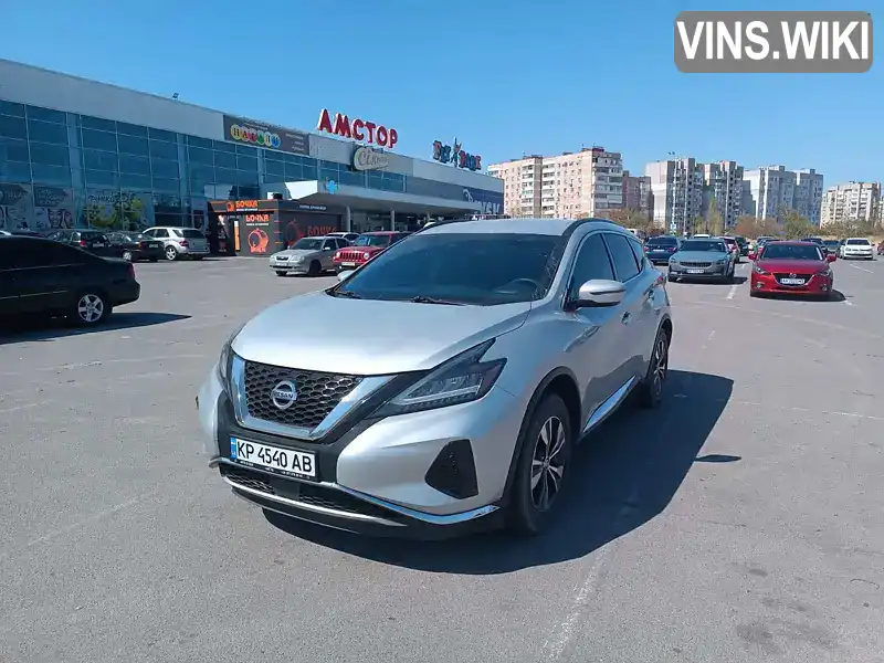 Позашляховик / Кросовер Nissan Murano 2020 3.5 л. Варіатор обл. Запорізька, Запоріжжя - Фото 1/10