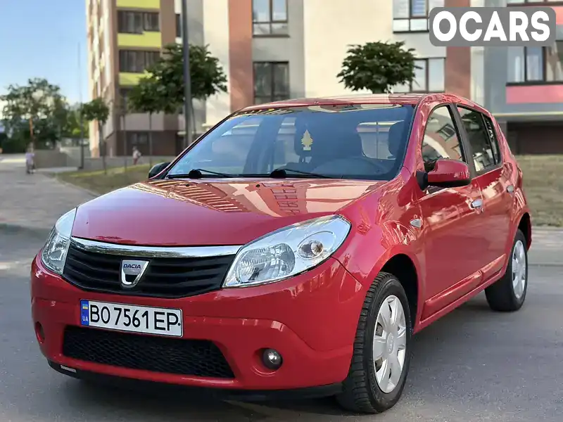 Хетчбек Dacia Sandero 2009 1.6 л. Ручна / Механіка обл. Тернопільська, Тернопіль - Фото 1/21