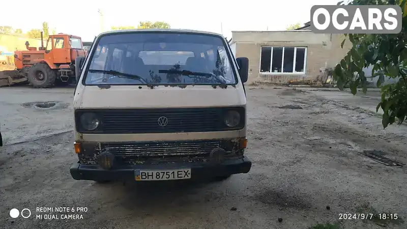 Мінівен Volkswagen Transporter 1986 1.6 л. Ручна / Механіка обл. Одеська, Одеса - Фото 1/18