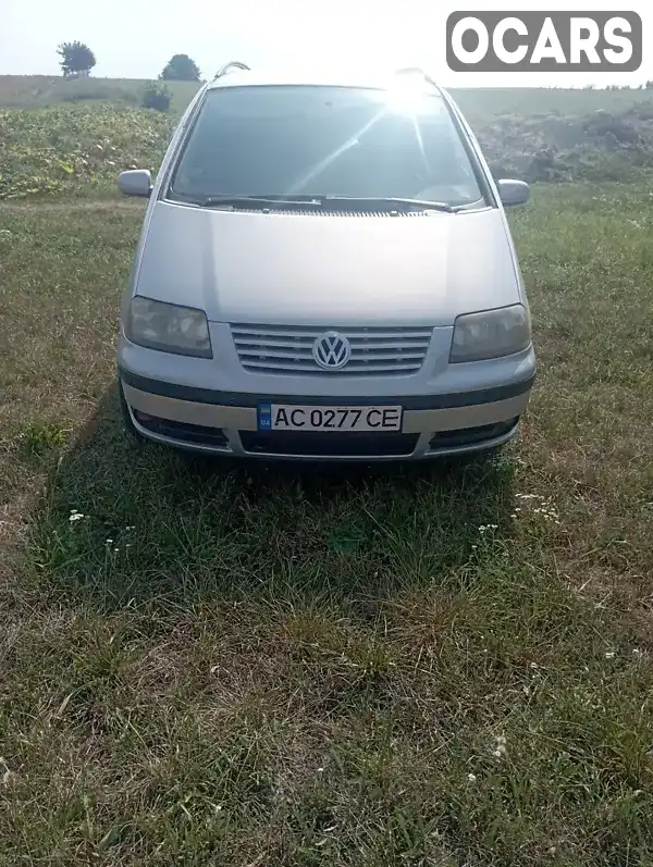 Мінівен Volkswagen Sharan 2001 1.9 л. Ручна / Механіка обл. Волинська, Луцьк - Фото 1/9