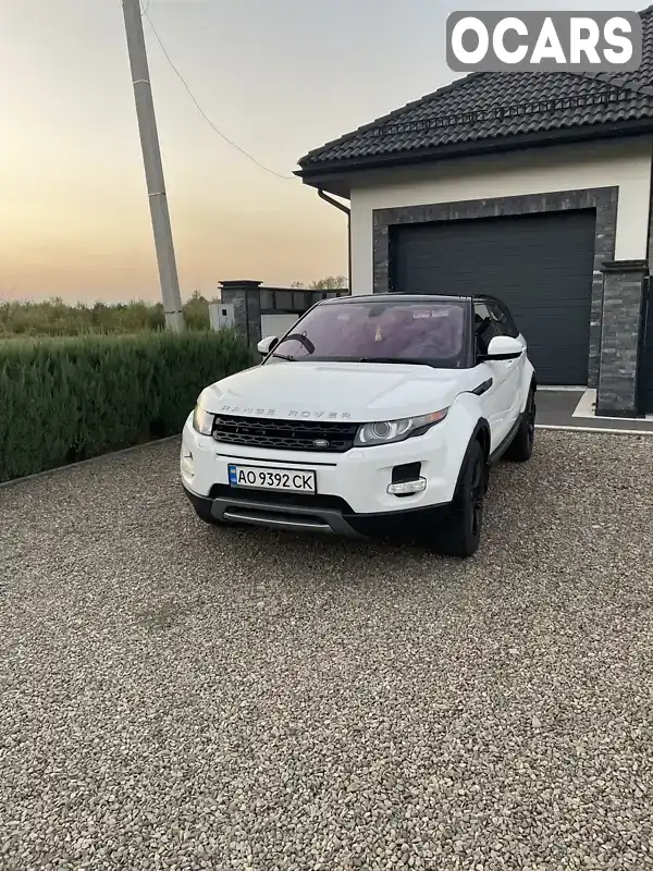 Позашляховик / Кросовер Land Rover Range Rover Evoque 2014 2 л. Автомат обл. Закарпатська, Тячів - Фото 1/17