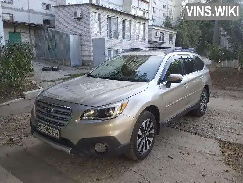 Універсал Subaru Outback 2017 2.5 л. Автомат обл. Миколаївська, Первомайськ - Фото 1/19