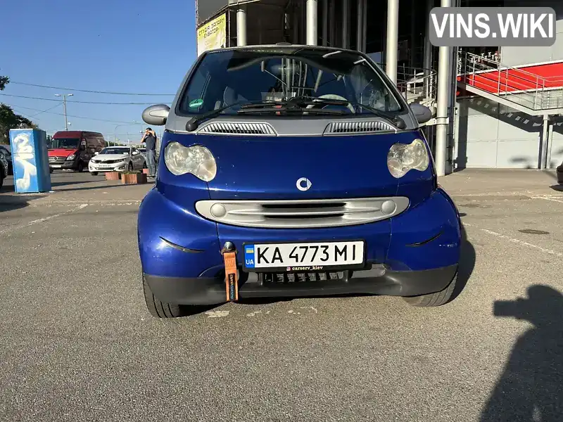 WME01MC01YH065152 Smart Fortwo 2000 Кабриолет 0.6 л. Фото 1