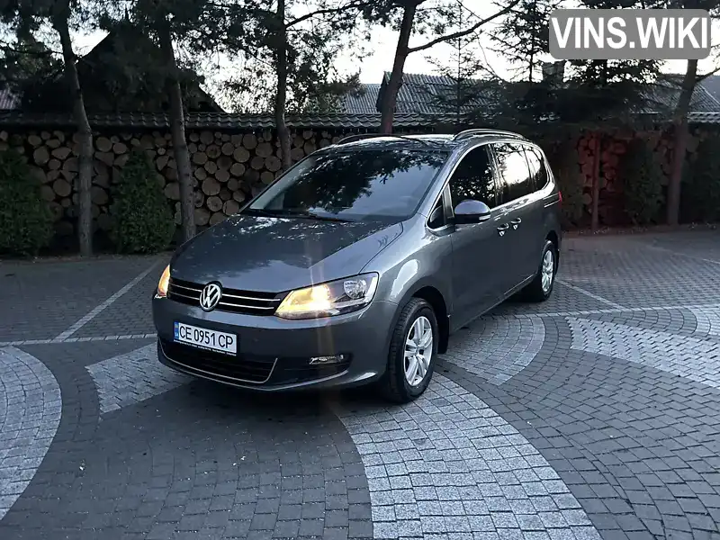 Минивэн Volkswagen Sharan 2014 2 л. Ручная / Механика обл. Черновицкая, Сторожинец - Фото 1/20