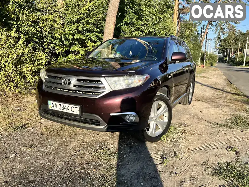 Позашляховик / Кросовер Toyota Highlander 2012 3.46 л. Автомат обл. Київська, Київ - Фото 1/21