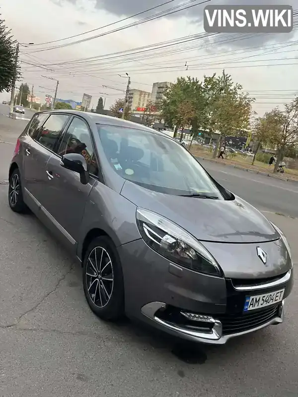 Мінівен Renault Grand Scenic 2012 1.6 л. Ручна / Механіка обл. Житомирська, Житомир - Фото 1/8