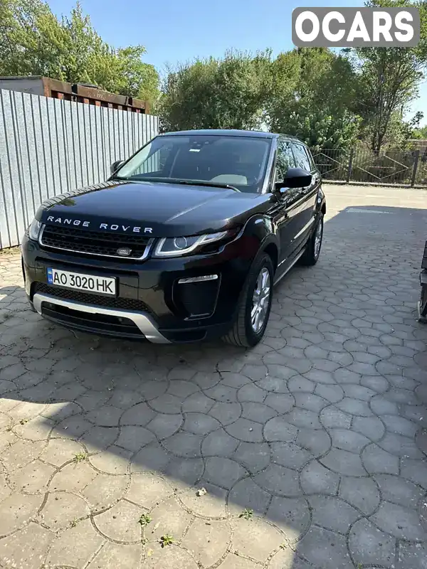 Позашляховик / Кросовер Land Rover Range Rover Evoque 2016 2 л. обл. Закарпатська, Ужгород - Фото 1/7