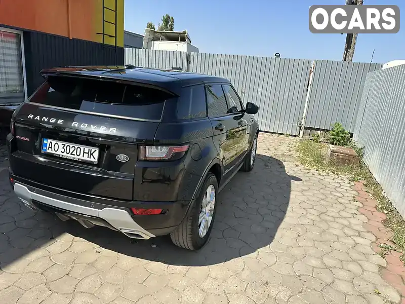 SALVA2BN6GH161772 Land Rover Range Rover Evoque 2016 Внедорожник / Кроссовер 2 л. Фото 2