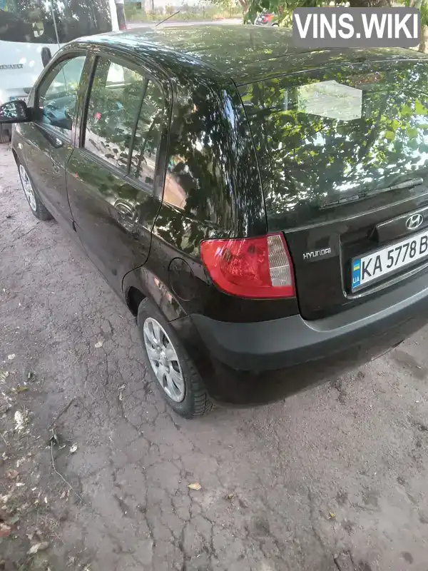 Хэтчбек Hyundai Getz 2006 1.4 л. Ручная / Механика обл. Житомирская, Овруч - Фото 1/5