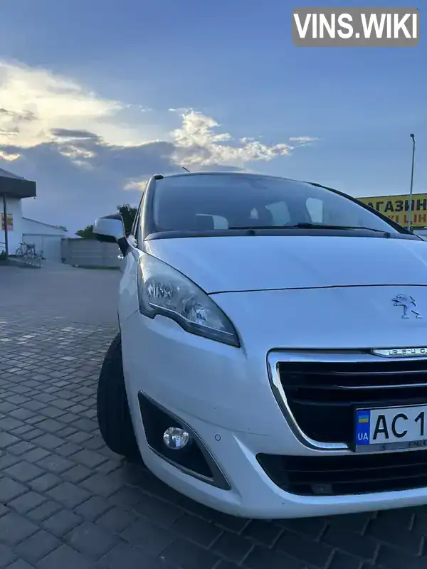 Мікровен Peugeot 5008 2015 1.56 л. Автомат обл. Волинська, Ковель - Фото 1/21