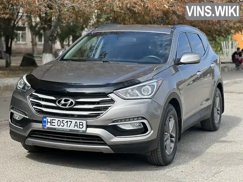 5XYZT3LB7HG419420 Hyundai Santa FE 2016 Позашляховик / Кросовер 2.36 л. Фото 1