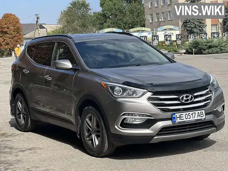 5XYZT3LB7HG419420 Hyundai Santa FE 2016 Позашляховик / Кросовер 2.36 л. Фото 2