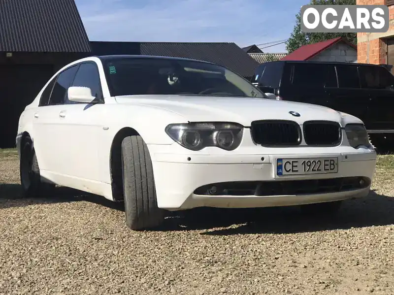 Седан BMW 7 Series 2003 2.99 л. Автомат обл. Чернівецька, Чернівці - Фото 1/5