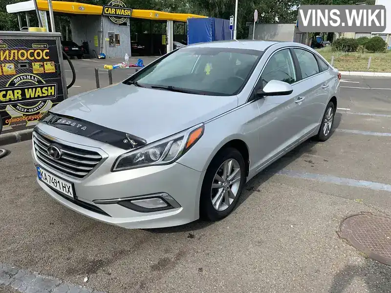 Седан Hyundai Sonata 2016 2.36 л. Автомат обл. Київська, Київ - Фото 1/9