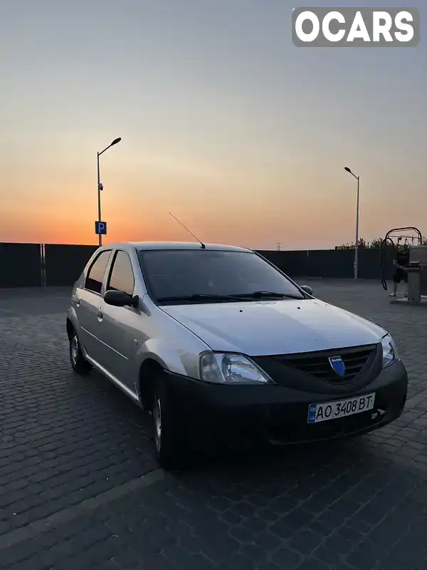 Седан Dacia Logan 2008 1.39 л. Ручна / Механіка обл. Закарпатська, Мукачево - Фото 1/17