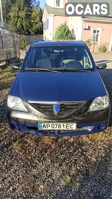 Седан Dacia Logan 2008 1.6 л. Ручна / Механіка обл. Запорізька, Запоріжжя - Фото 1/11