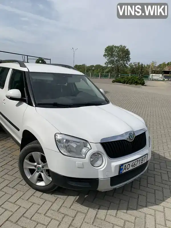 Внедорожник / Кроссовер Skoda Yeti 2011 2 л. Ручная / Механика обл. Закарпатская, Мукачево - Фото 1/21