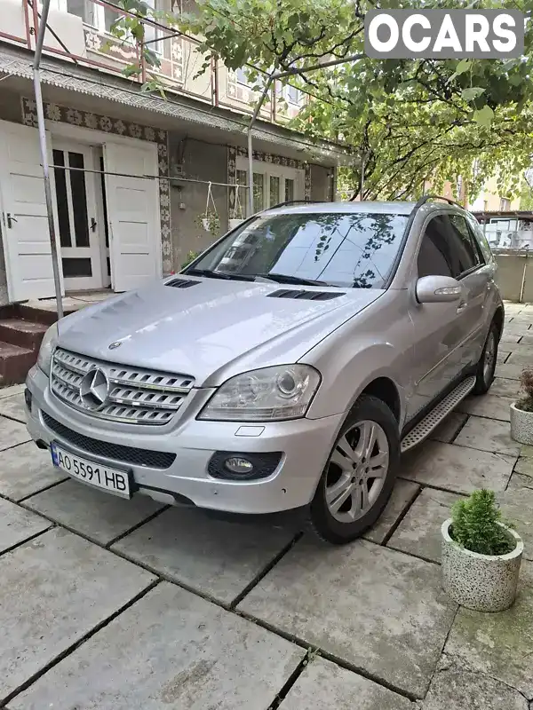 Внедорожник / Кроссовер Mercedes-Benz M-Class 2007 3 л. Автомат обл. Закарпатская, Ужгород - Фото 1/6