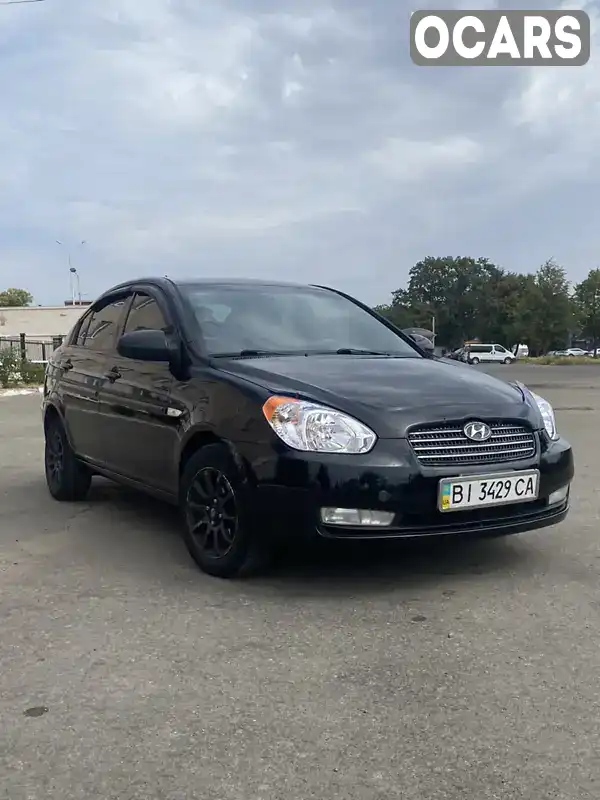 Седан Hyundai Accent 2008 1.6 л. Ручна / Механіка обл. Полтавська, Полтава - Фото 1/21