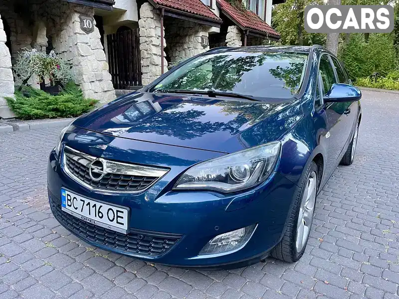 W0LPD8EF4B8013674 Opel Astra 2010 Універсал 1.69 л. Фото 1