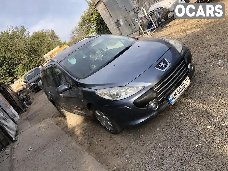 Універсал Peugeot 307 2007 1.56 л. Ручна / Механіка обл. Житомирська, Любар - Фото 1/9