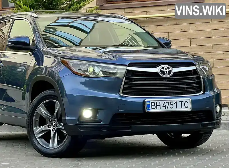 Позашляховик / Кросовер Toyota Highlander 2016 3.46 л. Автомат обл. Одеська, Одеса - Фото 1/21