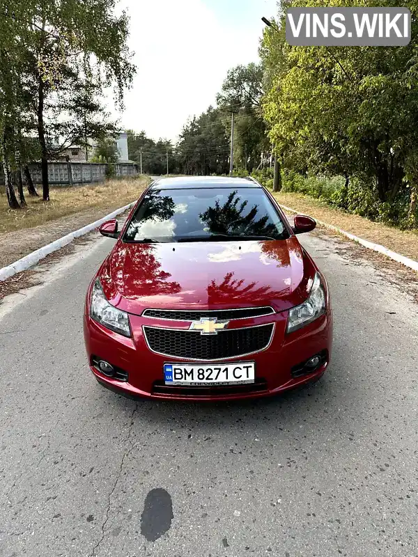 Седан Chevrolet Cruze 2011 1.6 л. Ручна / Механіка обл. Сумська, Охтирка - Фото 1/13