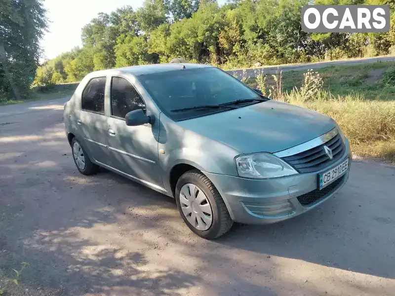 Седан Renault Logan 2010 1.39 л. Ручна / Механіка обл. Чернігівська, Чернігів - Фото 1/9