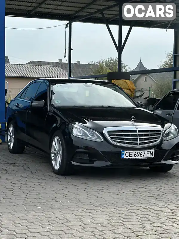 Седан Mercedes-Benz E-Class 2015 2.14 л. Автомат обл. Черновицкая, Кицмань - Фото 1/20