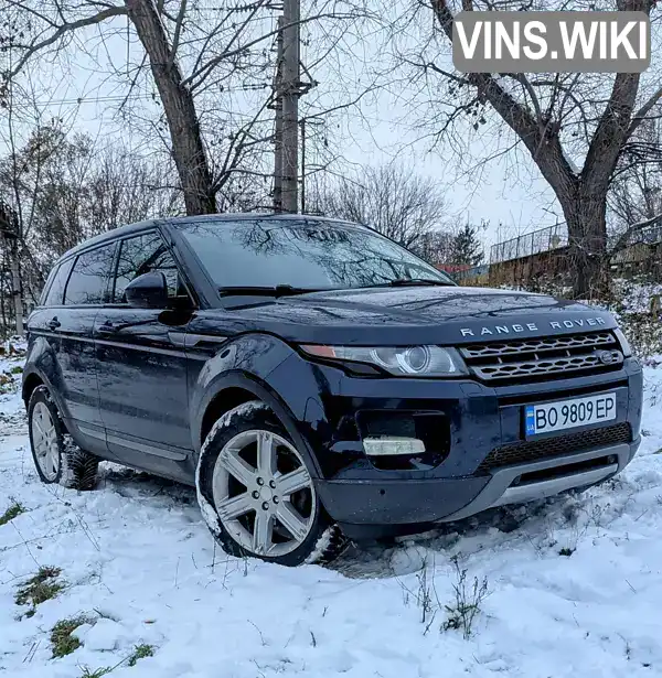 Внедорожник / Кроссовер Land Rover Range Rover Evoque 2014 2 л. Автомат обл. Тернопольская, Тернополь - Фото 1/21