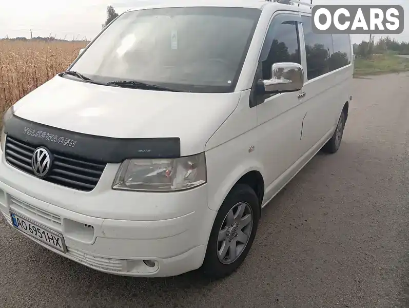 Мінівен Volkswagen Transporter 2008 2.46 л. Ручна / Механіка обл. Закарпатська, Виноградів - Фото 1/21