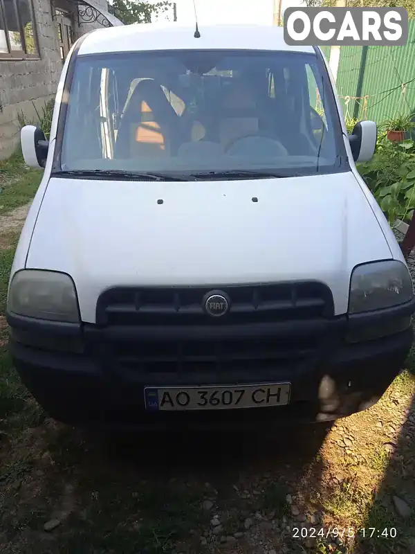 Мінівен Fiat Doblo 2002 1.9 л. Ручна / Механіка обл. Закарпатська, Виноградів - Фото 1/8