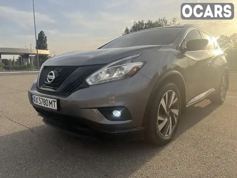 Позашляховик / Кросовер Nissan Murano 2016 3.5 л. Варіатор обл. Харківська, Харків - Фото 1/21