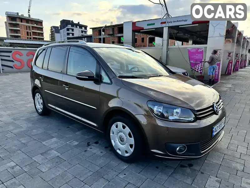 Мікровен Volkswagen Touran 2012 1.6 л. Автомат обл. Закарпатська, Мукачево - Фото 1/21