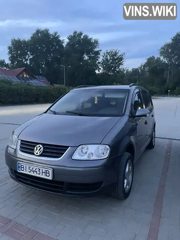 Мінівен Volkswagen Touran 2005 1.6 л. Ручна / Механіка обл. Полтавська, Полтава - Фото 1/21