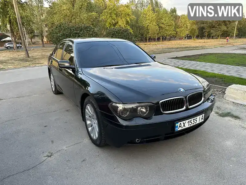 Седан BMW 7 Series 2002 3.6 л. Автомат обл. Харківська, Первомайський - Фото 1/21