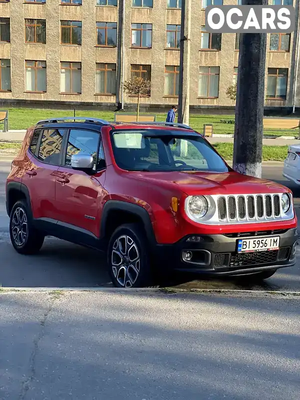 Позашляховик / Кросовер Jeep Renegade 2016 2.36 л. Автомат обл. Полтавська, Кременчук - Фото 1/17