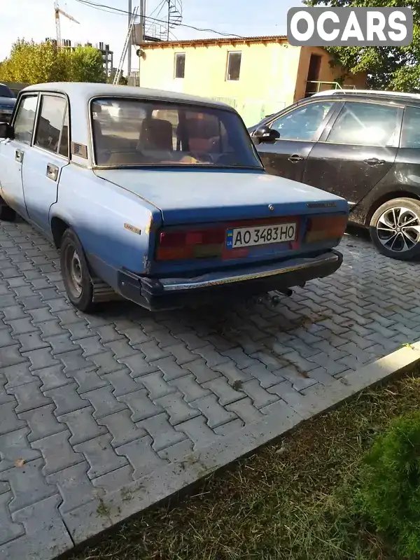 Седан ВАЗ / Lada 2107 1986 1.3 л. Ручна / Механіка обл. Закарпатська, Свалява - Фото 1/5