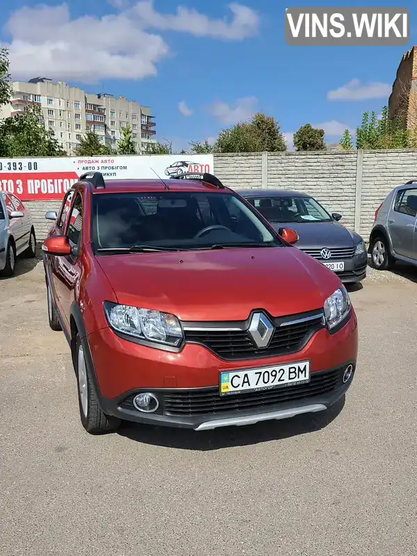 Позашляховик / Кросовер Renault Sandero StepWay 2014 1.46 л. Ручна / Механіка обл. Черкаська, Сміла - Фото 1/21